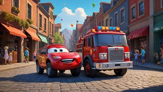 Wheels On The Vehicles Learn Street Vehicles Baby Song amp Nursery Rhymes [upl. by Hun]