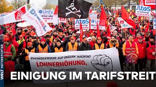 LOHNERHÖHUNG amp EINMALZAHLUNG Einigung im Tarifstreit der Metall und Elektroindustrie [upl. by Whatley]