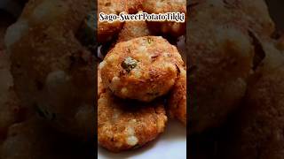 SagoSweet Potato Tikkiशकरकंद साबूदाना टिक्कीरताळे साबुदाणा वडाvratUpwasNavratrishorts [upl. by Airolg]