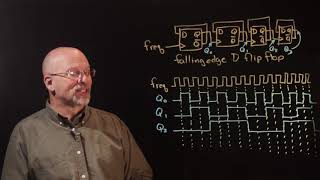 Ep 061 D FlipFlop Binary CounterTimer Circuit [upl. by Anniken]