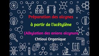 61 Préparation des alcynes à partir de l’acétylène Alkylation des anions alcynure [upl. by Neo]