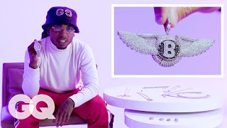 Jacquees Shows Off His Insane Jewelry Collection  GQ [upl. by Selemas]