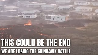 Grindavik HIt With Lava  Irreparable Damage and Sadness  Terrible Scenario [upl. by Delano919]