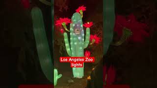 Los Angeles Zoo lights Nov 15Jan 5 family losangeles usa california fun zoolights [upl. by Verner]