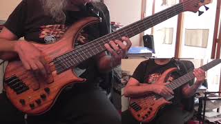 Moscato bass fanned fret fretless [upl. by Clough]