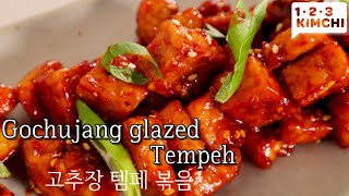 Gochujang glazed tempeh The most delicious amp addictive tempeh recipe you will ever find [upl. by Beach]