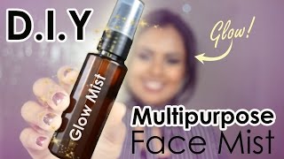 DIY Multipurpose Brightening Face Mist For Glowy Skin  Homemade Primer Makeup Setting Spray Toner [upl. by Iridissa21]