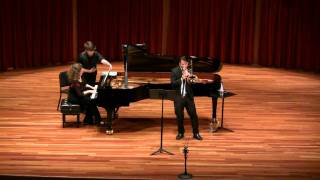 Nitzan Haroz at CSU  Marcello Sonata in F Major [upl. by Melena108]