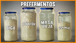 Potencia el sabor de tu pan con Biga Poolish Esponja y Masa Vieja técnicas de un panadero experto [upl. by Longley]