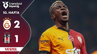 Vestel  Galatasaray 21 Beşiktaş  HighlightsÖzet  Trendyol Süper Lig  202425 [upl. by Matt157]