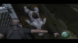 Gaming RE4  Leon Kennedy vs Regeneradors knife only no damage [upl. by Lejna214]