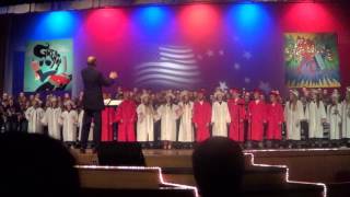 Connersville High School Choirs singing God Bless America Medley at 2017 Spring Concert [upl. by Nekal67]