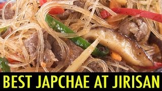 Best Japchae at Jirisan Restaurant KWOW 117 [upl. by Sugna529]