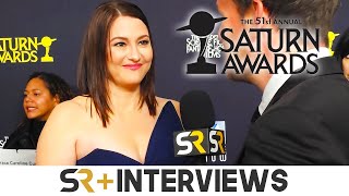 Chyler Leigh Talks Supergirl At The Saturn Awards [upl. by Sky]