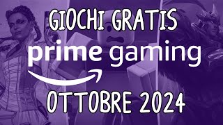 Giochi GRATIS ♡ OTTOBRE 2024 Prime Gaming [upl. by Koralie749]