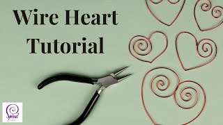 Wire Art Ideas for Beginners – How to Make Easy Wire Heart  Spiral Crafts [upl. by Idell29]