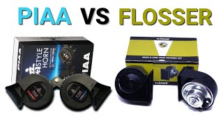 PIAA OTO STYLE VS FLOSSER  HORN COMPARISON [upl. by Bronk]