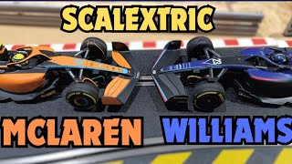 Scalextric F1 McLaren and Williams [upl. by Ahsinuq]