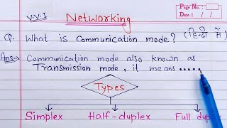 Data Transmission Modes  Simplex Half Duplex amp Full Duplex [upl. by Lancaster]