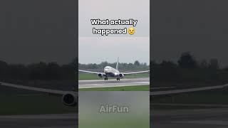 Ryanairs Smoothest landing aviation plane avgeek airline landing flight viral boeing737 [upl. by Gnehp148]