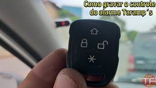 Como programar o controle do alarme Taramps [upl. by Kalli]