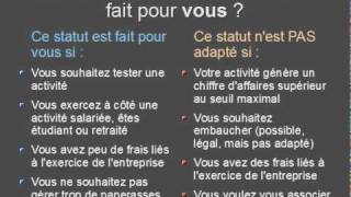 Le statut AutoEntrepreneur expliqué  pour TOUT comprendre en 5 minutes [upl. by Eelyr]