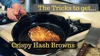 The Tricks to Crispy Hash Browns [upl. by Airotciv]