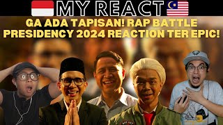 GA ADA TAPISAN RAP BATTLE PRESIDENCY 2024 REACTION TER EPIC [upl. by Hauge]