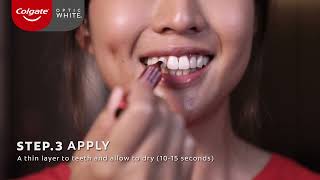 How To Use Colgate Optic White Overnight Teeth Whitening Pen [upl. by Selin45]