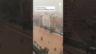 Se desborda el río Guadalmedina por Casabermeja y preocupa su cauce en málaga ciudad dana malaga [upl. by Flemming]