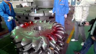 pelton runner machining and testing [upl. by Lancelot]