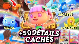 50 DÉTAILS CACHÉS dans ANIMAL CROSSING NEW HORIZONS  🔎 [upl. by Alvie]