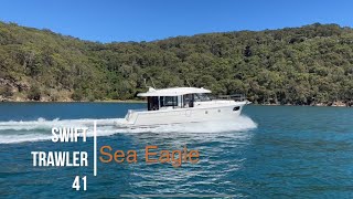 Beneteau Swift Trawler 41 Sedan ‘Sea Eagle’ cruising in Sydney [upl. by Dorthea77]