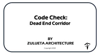 Code Check  Dead End Corridors by Architect Zulueta [upl. by Goodrow]