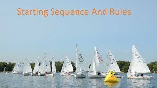 Sailing Explained Starting Sequence and Rules [upl. by Farika476]