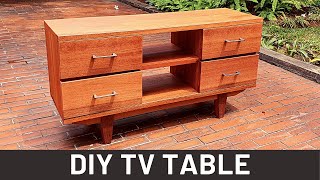 Make a TV Table with no Nails  DIY Woodworking Project [upl. by Algy]