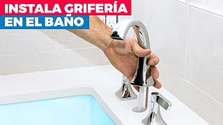 ¿Cómo instalar los artefactos y grifería en el baño [upl. by Malda]