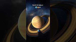 Earth Crashes into Saturn Shattering Its Iconic Rings space saturn earth shorts [upl. by Grega411]