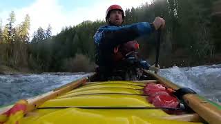 Chilliwack Canyon Whitewatwer Canoeing [upl. by Lhary]