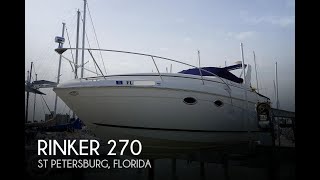 UNAVAILABLE Used 2003 Rinker Fiesta Vee 270 in St Petersburg Florida [upl. by Ahsertal222]