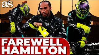 ONE MINUTE that MOVES EVERYONE HAMILTON bids FAREWELL to MERCEDES with an emotional message [upl. by Sevart]