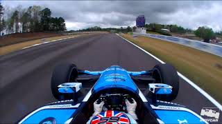 Max Chilton onboard at Barber Motorsports Park [upl. by Nosimaj743]