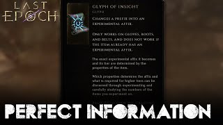 Perfect Information Glyph of Insight Read Description [upl. by Alimat]