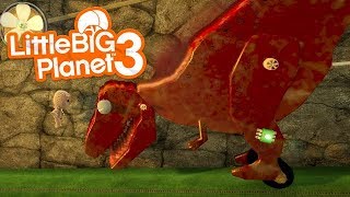 LittleBIGPlanet 3  Dinosaur Island 2 FEISTYFROG  Playstation 4 Gameplay [upl. by Willumsen]