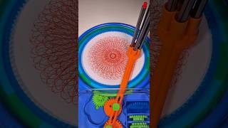 Create perfect red spirographs with special machine shorts loopart spirograph [upl. by Quinlan]