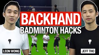 7 Badminton Backhand Improvement Hacks  Part 1 [upl. by Airahcaz]