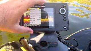 Humminbird Helix 5 review on the water from Fish Finder Mounts [upl. by Eerac]