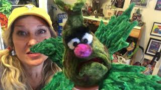 Sesame Streets Stinky the Stinkweed  Pipe Cleaner Sculpture [upl. by Francine]