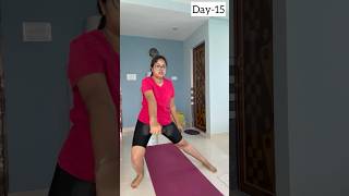 Day 15  2024 Get Toned Challenge of Chloe Ting✅ weightloss workout exercise shorts pcos [upl. by Maxie]