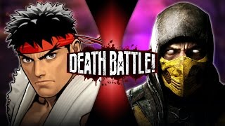 Ryu VS Scorpion Street Fighter VS Mortal Kombat  DEATH BATTLE [upl. by Martinelli]